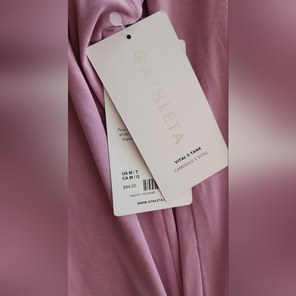 Athleta Lavender Tank Top - Picture 3 of 3